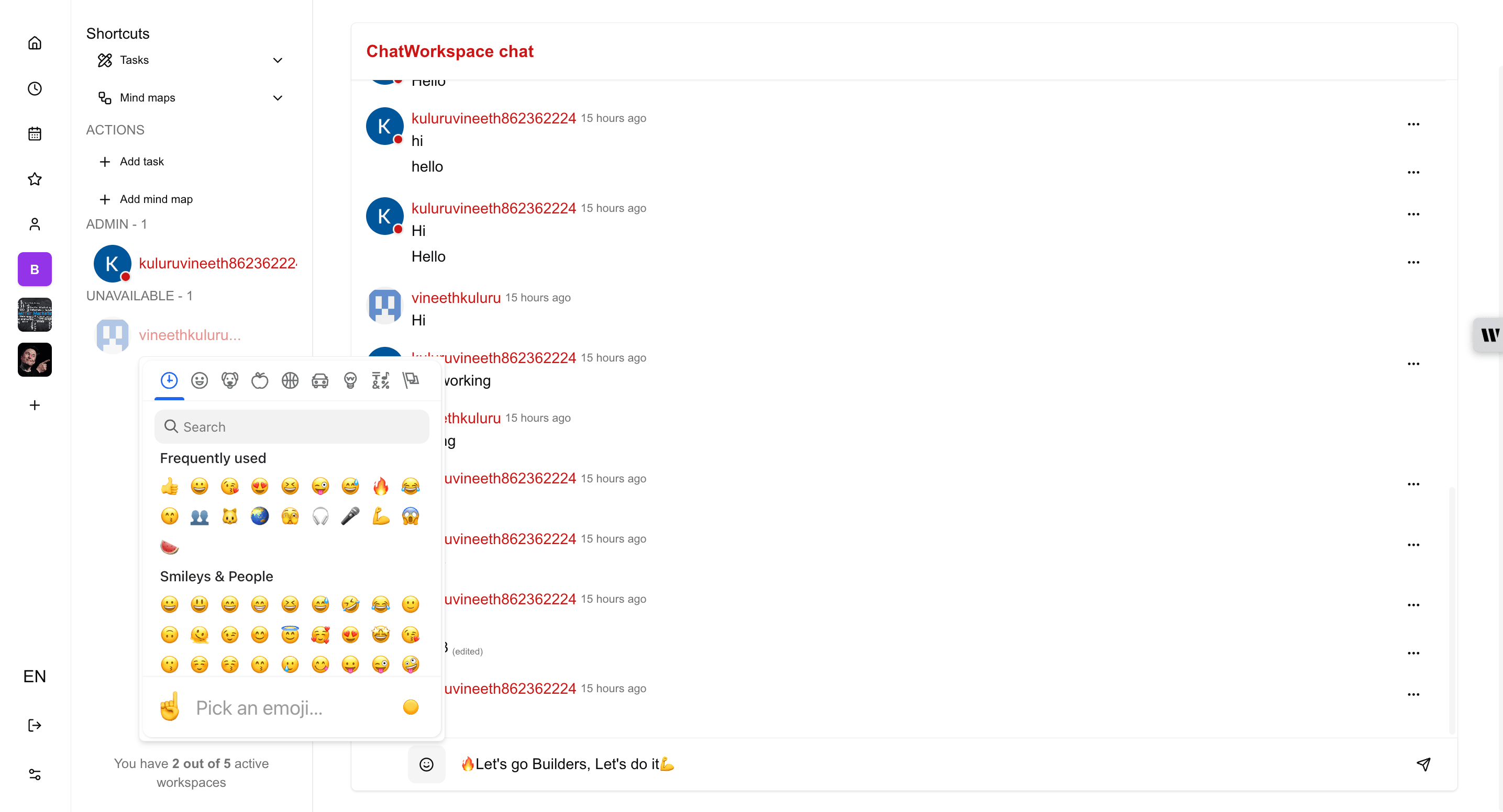 Task Content Add Image from device page - dark theme