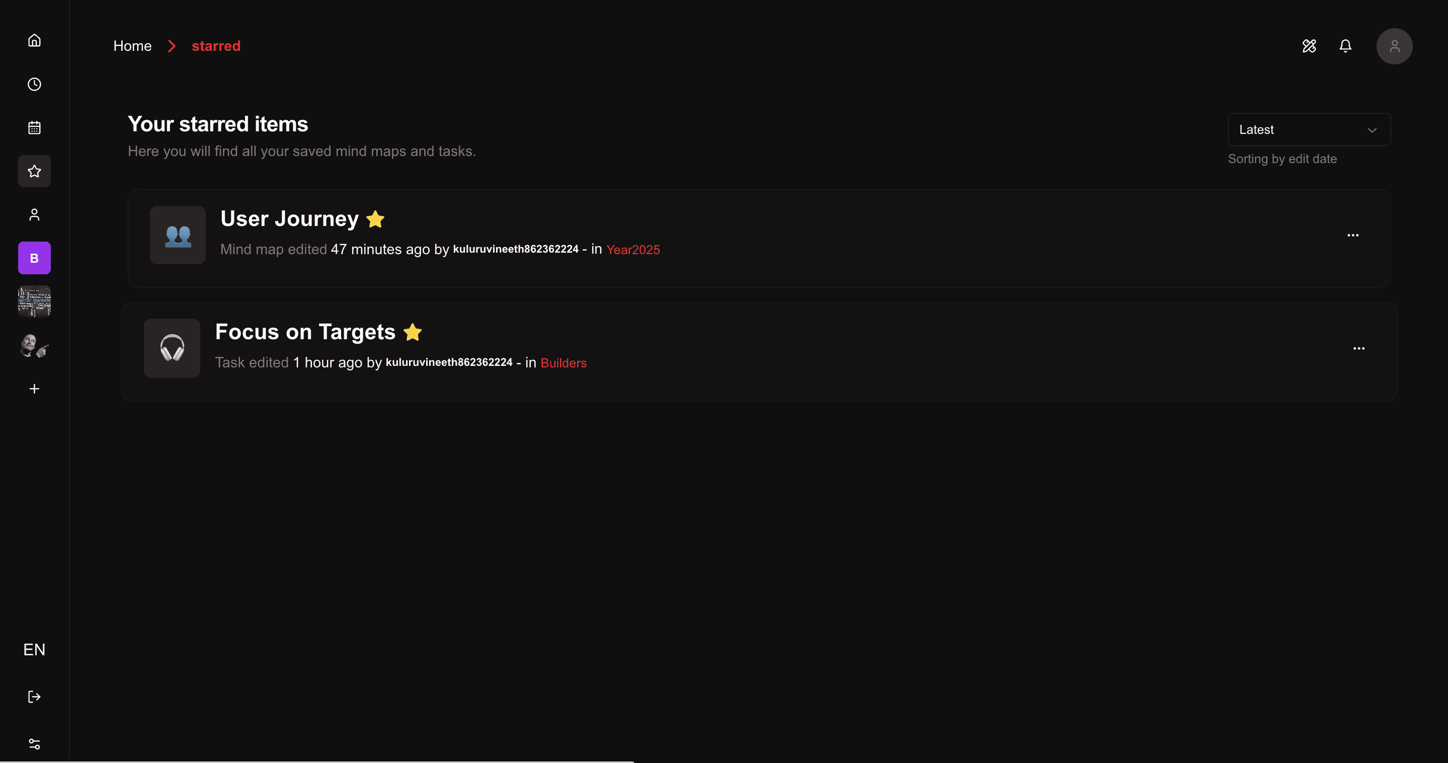 Task Content Add Image by link page - dark theme